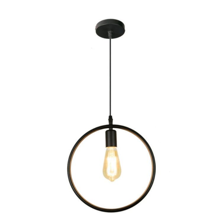Simple and Creative Wrought Iron Geometric Chandelier Bar Exhibition Hall Clothing Store Restaurant Hotel Decorative Light without Light Bulb