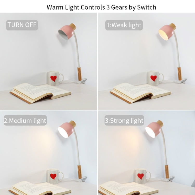 Creative Simple USB Clip LED Desk Lamp Table Light