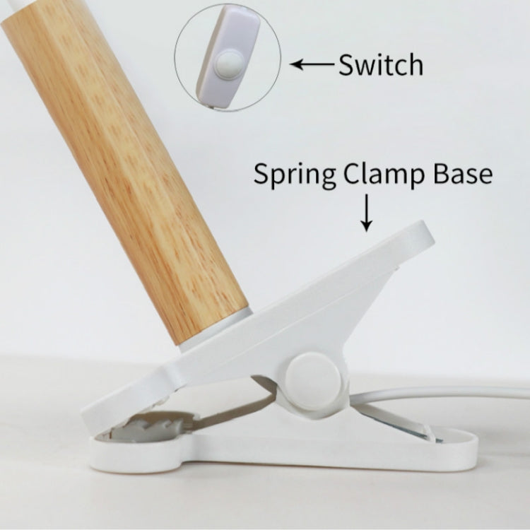 Creative Simple USB Clip LED Desk Lamp Table Light