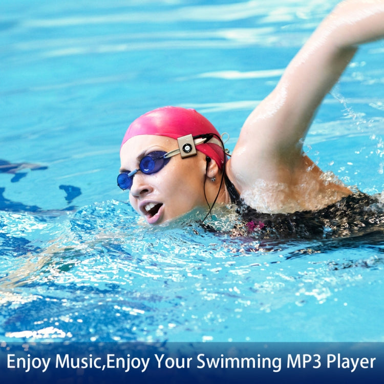 C26 IPX8 Waterproof Swimming Diving Sports MP3 Music Player with Clip & Earphone, Support FM, Memory:4GB