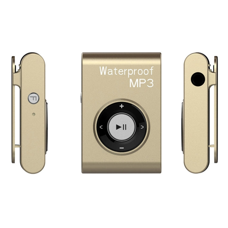 C26 IPX8 Waterproof Swimming Diving Sports MP3 Music Player with Clip & Earphone, Support FM, Memory:4GB