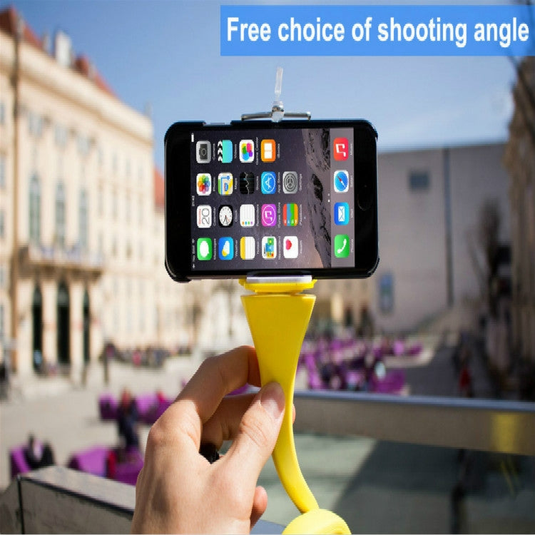 Lazy Mobile Phone Selfie Stick Tripod Creative Camera Bracket Desktop Bedside Multifunctional Phone Clip(Black)