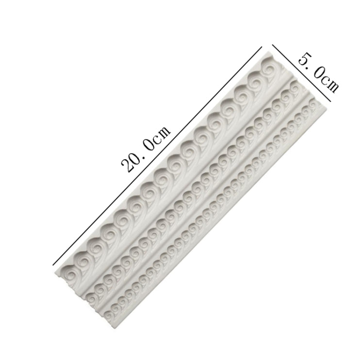 J150 Wavy Pattern Silicone Mold Fondant Cake Mold Chocolate Fudge Tool