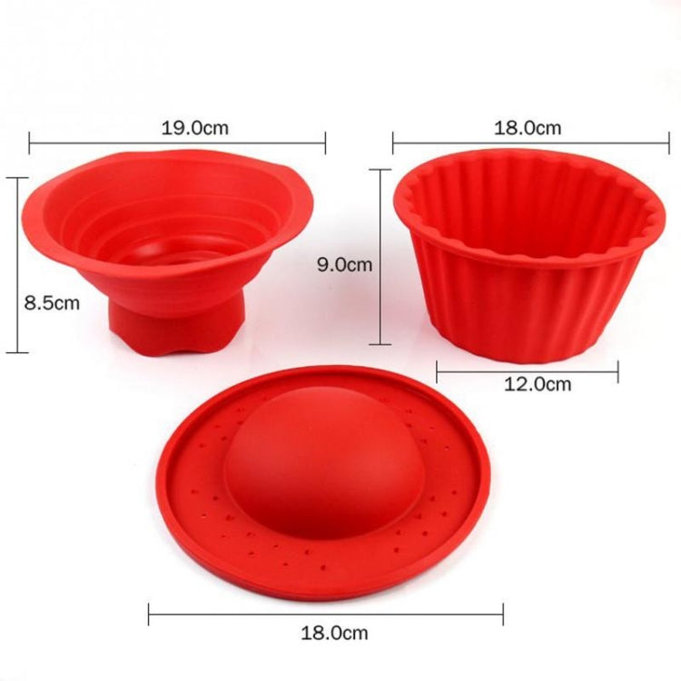 3 PCS Single Flower Shape Cupcake Silicone Mould Heat Resistant Baking Maker Silicone Giant Cupcake Mold