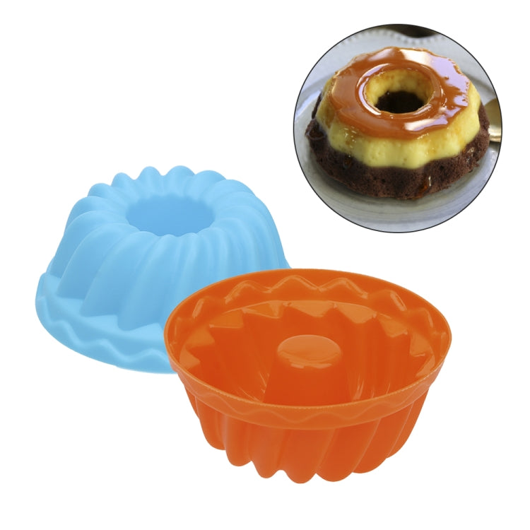 12 PCS Thread Shape Baking Jelly Mould  Silicone Pudding Cupcake Muffin Donut Mold