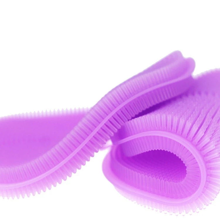 100 PCS Kitchen Multifunction Pad Silicone Fruit Vegetable Cleaner Washing Tools, Random Color Delivery