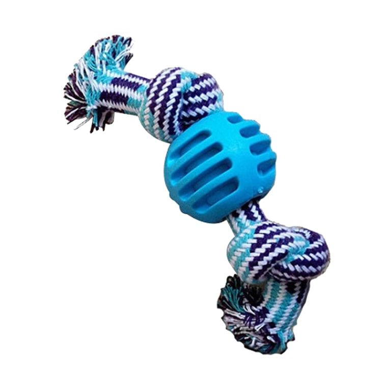 3 PCS Pet Dog Toys Chew Teeth Clean Outdoor Training Fun Playing Rope Ball