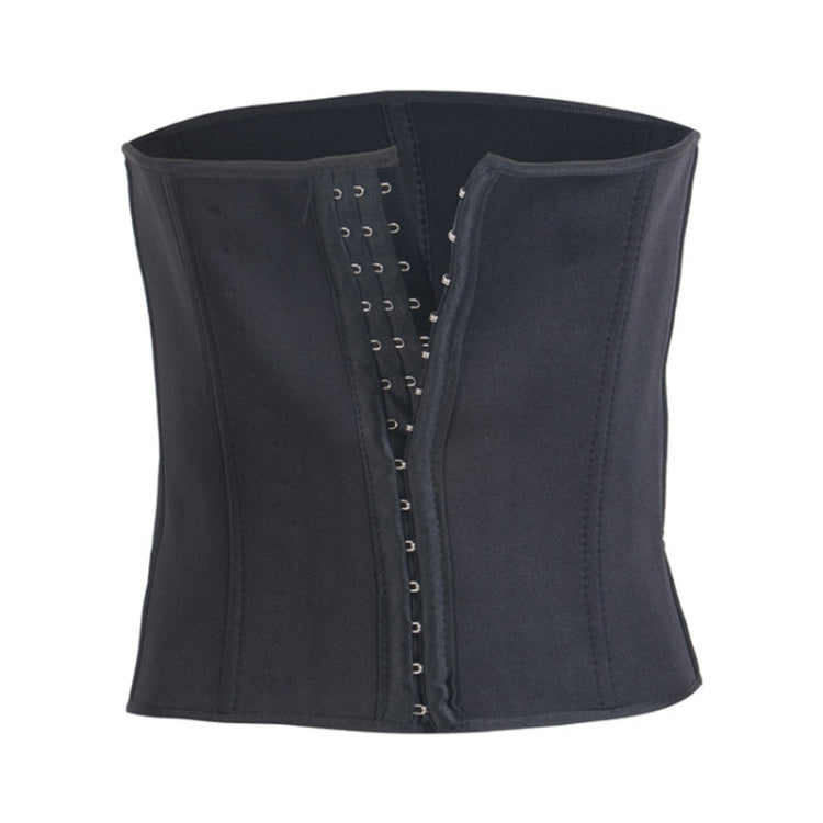 Lady Elastic Latex Steel Bone Buckle Toning Body Lifting Hips Slimming Waist Belt, Size: S