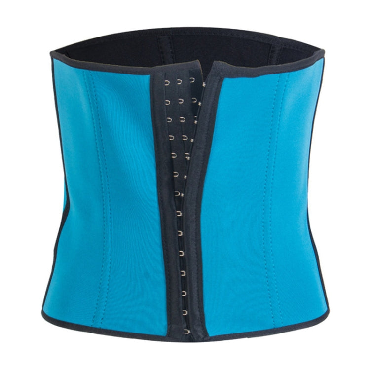 Lady Elastic Latex Steel Bone Buckle Toning Body Lifting Hips Slimming Waist Belt, Size: S