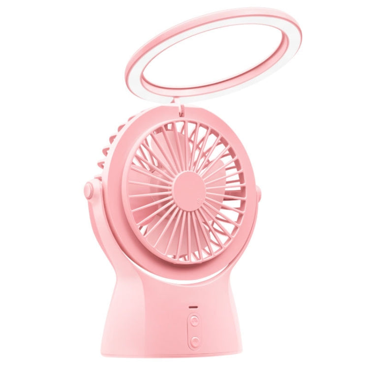 Two-in-one Lamp USB Fan Charging Mini Office Desktop Handheld Fan