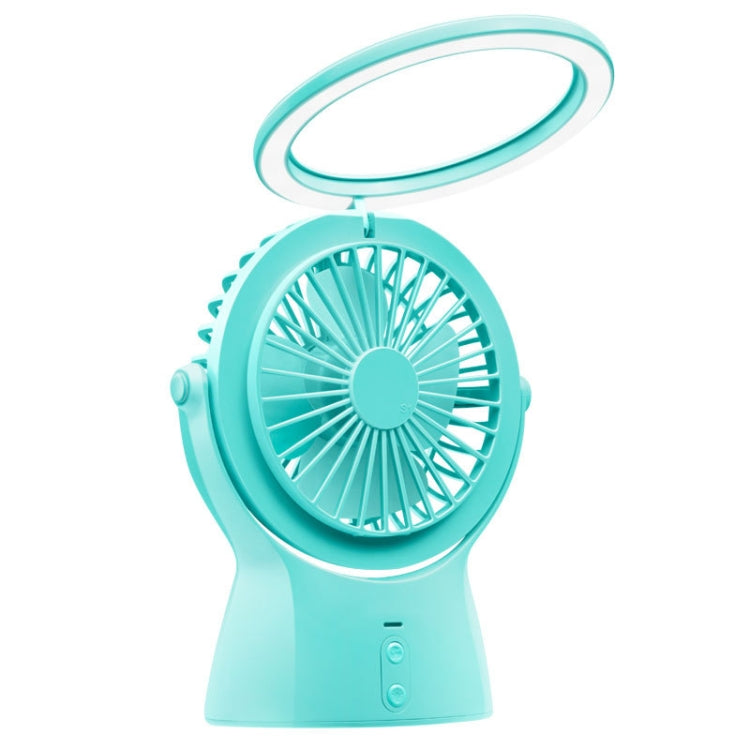Two-in-one Lamp USB Fan Charging Mini Office Desktop Handheld Fan