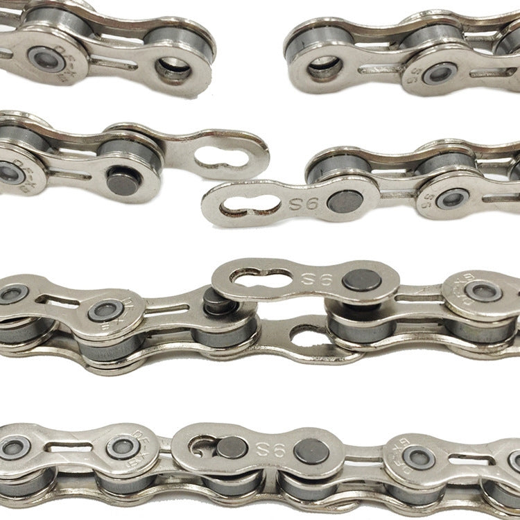 Dead Fly Mountain Road Folding Bicycle Chain Boxed Single Speed Shift Bicycle Accessories