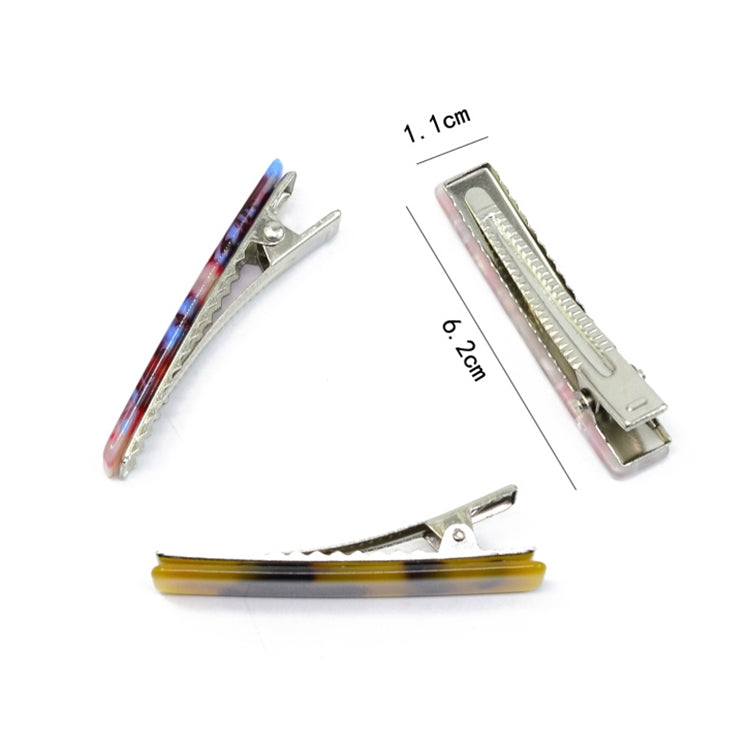 2 PCS Women Acetate Long  Barrettes Elegant Hairpins Hair Accessories