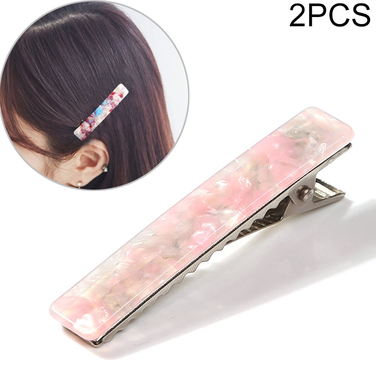2 PCS Women Acetate Long  Barrettes Elegant Hairpins Hair Accessories