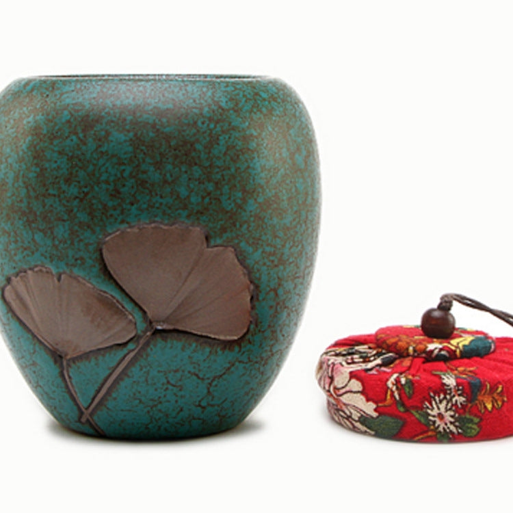 Elegant Creative Stoneware Black Tea Green Tea Teapot Sealed Piggy Bank(Blue)