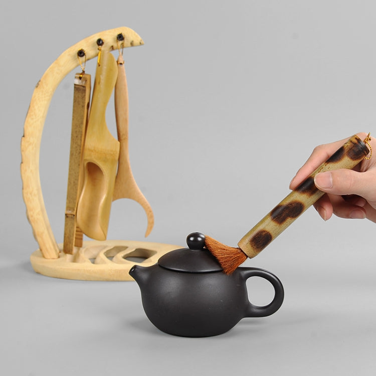 Elegant Bamboo Root Matouqin Creative Tea Ceremony Six Gentlemen Kung Fu Tea Set Accessories