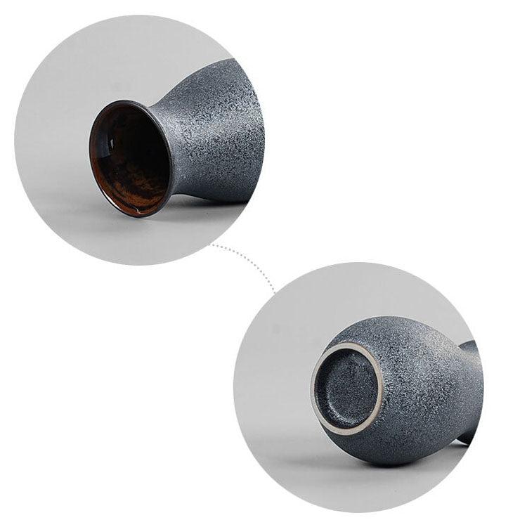 2 PCS eramic Bottle Tea Ceremony Six Gentlemen Kung Fu Tea Set Complete Set of Accessories