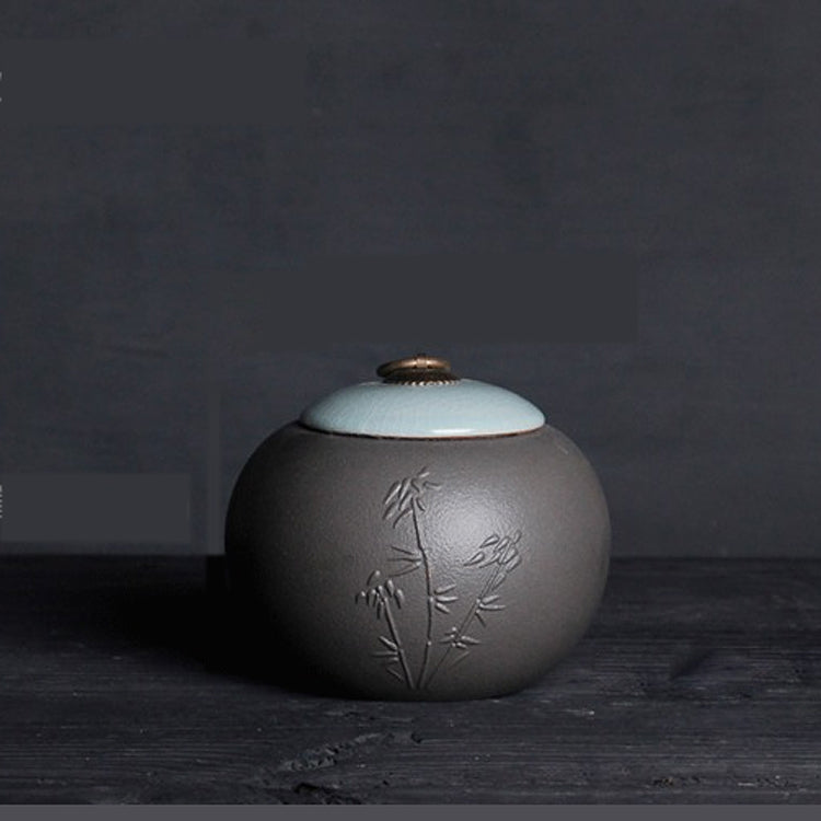 Creative Large Ceramics Tea Sealed Jar Wrapped Gift Storage Tea Box