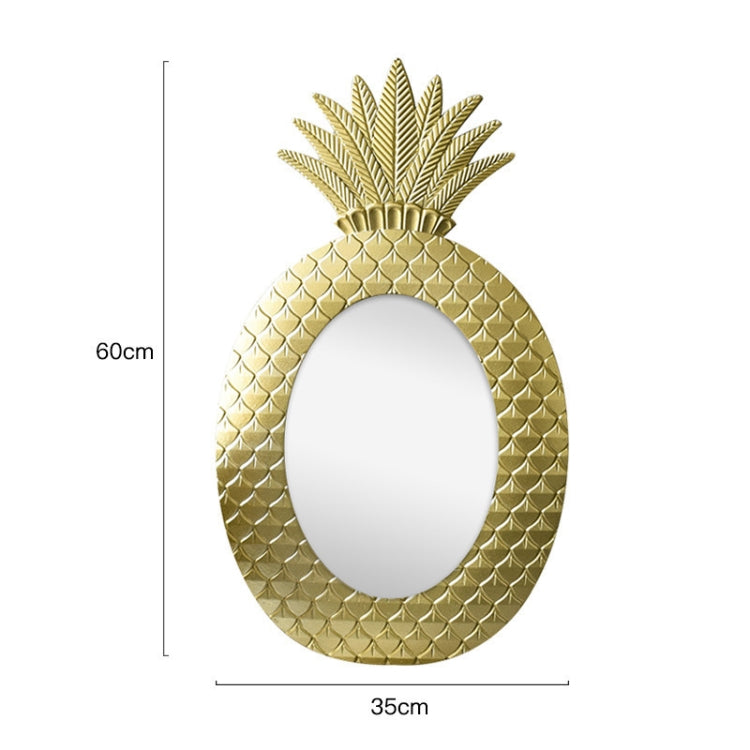 Bedroom Gold Pineapple Wall Decoration Dressing Mirror(Pineapple Mirror)