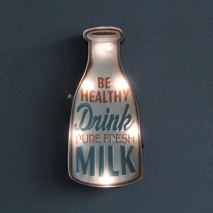 Iron Retro LED Lamps Coffee Shop Bar Home Building Decoration Light(White)