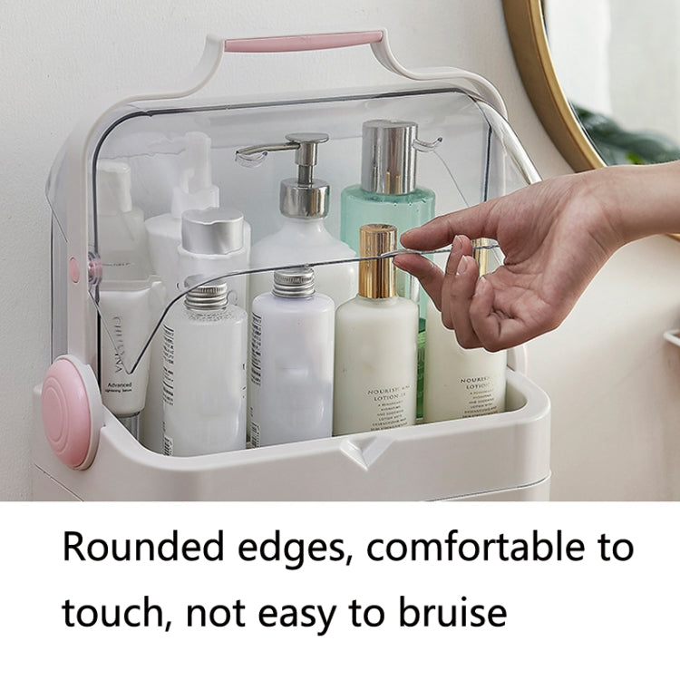 Cosmetic Storage Box Desktop Storage Dustproof Flip Cosmetic Case