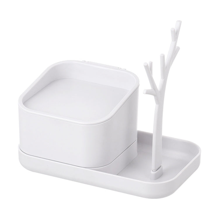 Creative Multi-function Mini Desktop Jewelry Storage Box Pendant Storage Rack