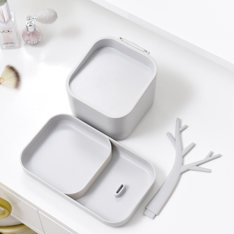 Creative Multi-function Mini Desktop Jewelry Storage Box Pendant Storage Rack