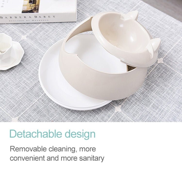 Plastic Creative Lazy Fruit Plate Double-layer Melon Storage Box Separate Round Storage Box