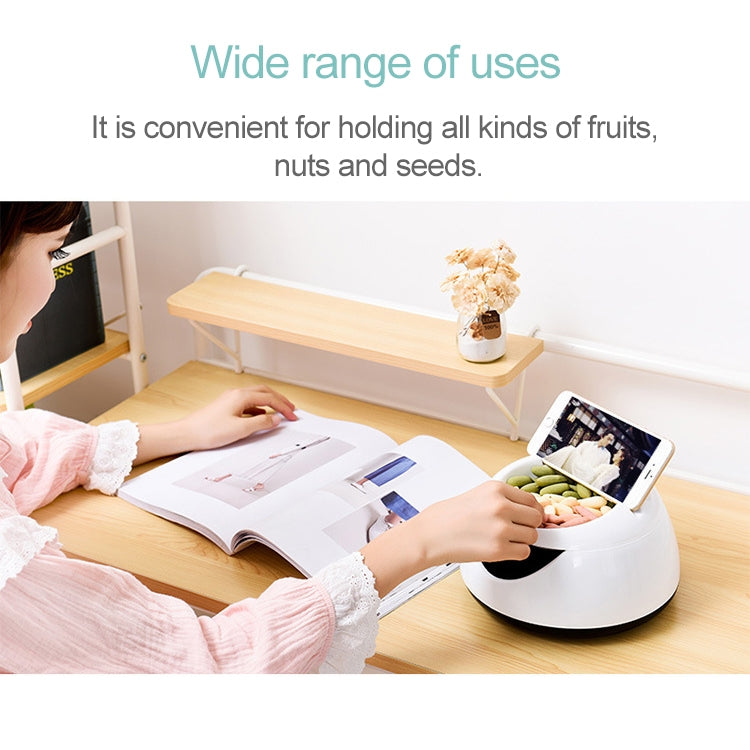 Plastic Creative Lazy Fruit Plate Double-layer Melon Storage Box Separate Round Storage Box