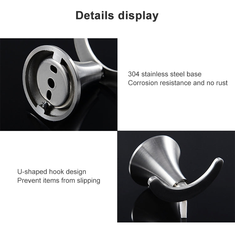 Bathroom Bedroom Stainless Steel Pendant Hook, SIze:75x60x55MM