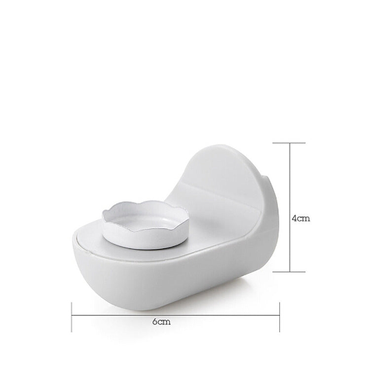 2 PCS Bathroom Punch Free Household Wall Mount Magnet Suction Drain Soap Box