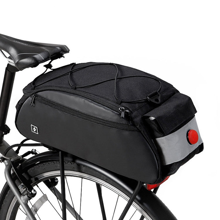 SAHOO Large Capacity Safety Bicycle Shelf Package Tail Bag, Size:  41x18x18CM, Color:Conventional