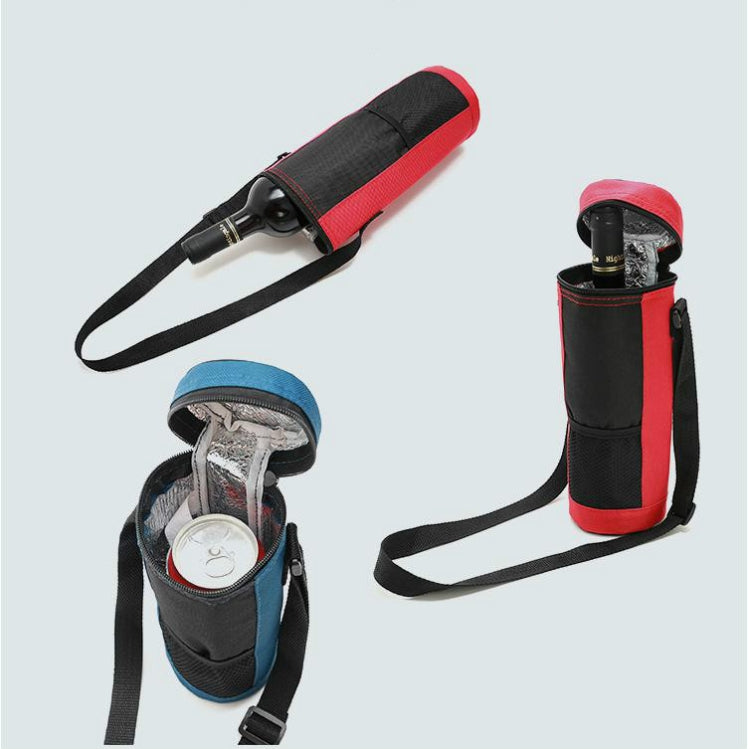 Wine Insulation Bag Portable Cylinder Oxford Cloth Insulation Package Wine Ice Bbag SH0071/8L
