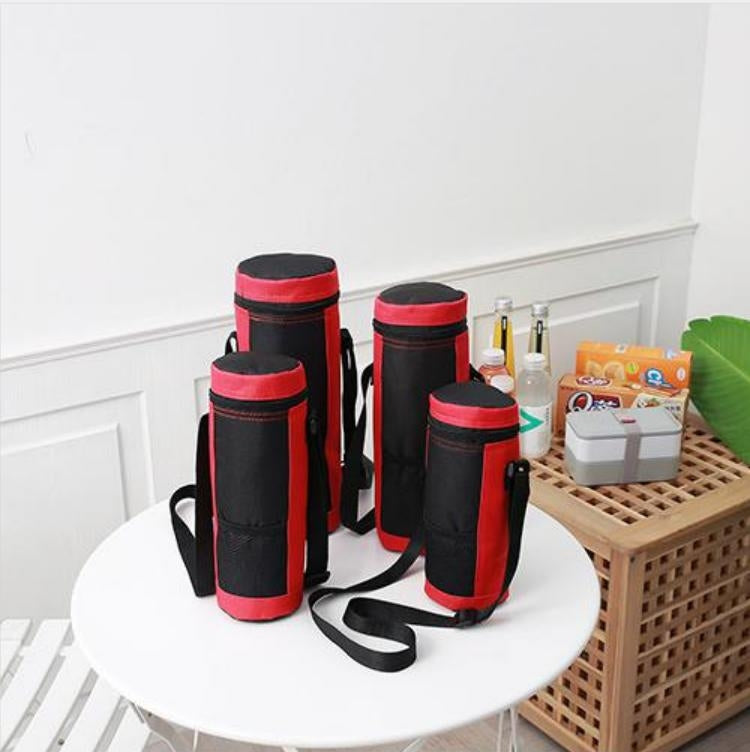 Wine Insulation Bag Portable Cylinder Oxford Cloth Insulation Package Wine Ice Bbag SH0073/4L