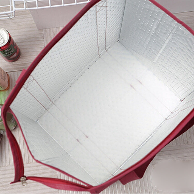 Non-woven Portable Aluminum Film Insulation Bag Insulation Lunch Bag