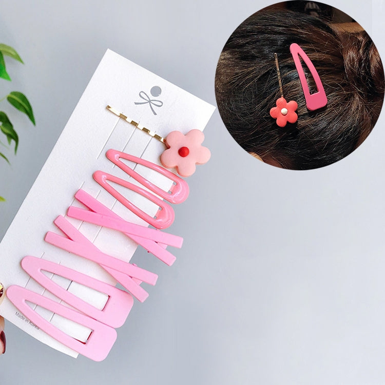 7 in 1 Sweet Flower Hairpins Children Cute Hair Accessories