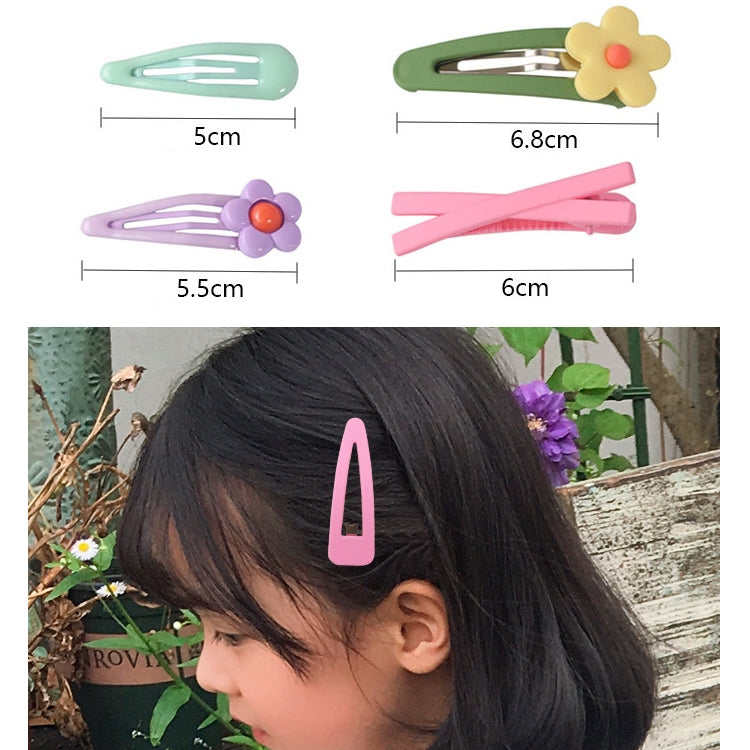 7 in 1 Sweet Flower Hairpins Children Cute Hair Accessories