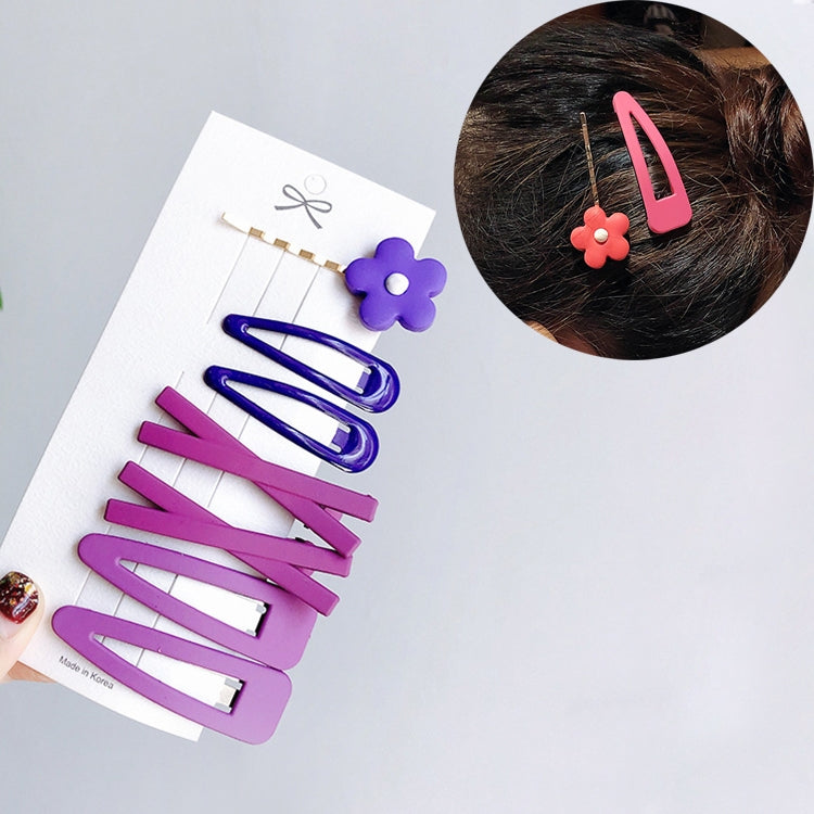 7 in 1 Sweet Flower Hairpins Children Cute Hair Accessories