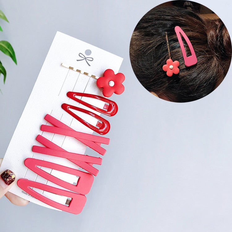 7 in 1 Sweet Flower Hairpins Children Cute Hair Accessories