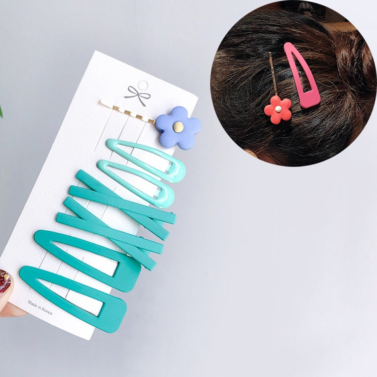 7 in 1 Sweet Flower Hairpins Children Cute Hair Accessories