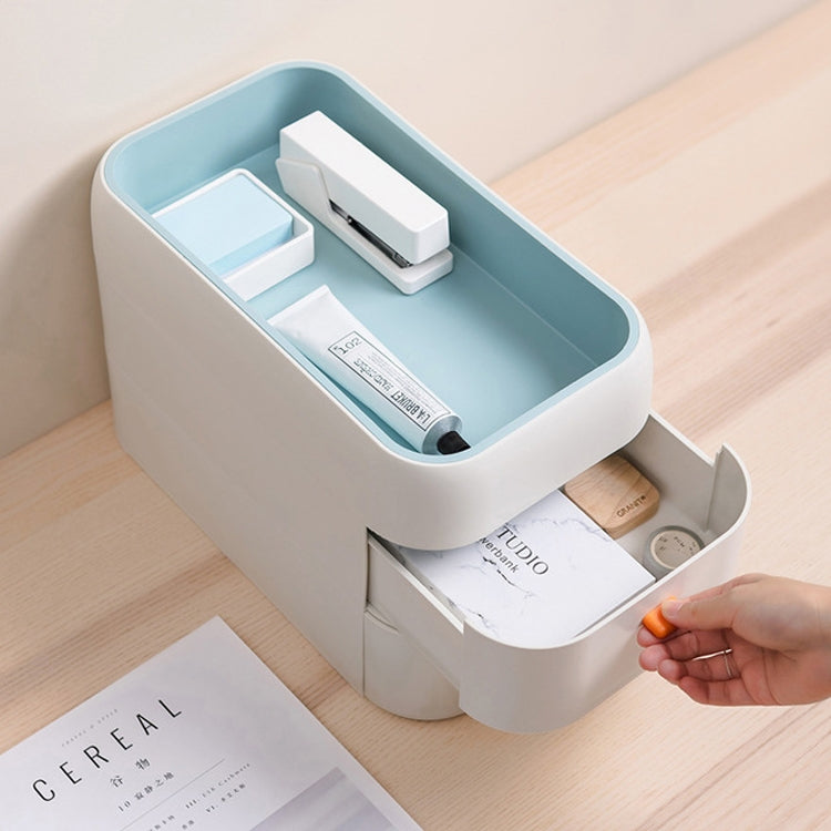Drawer-type Desktop Storage and Finishing Box Can Superimpose Office File Racks, Style:3 Layer