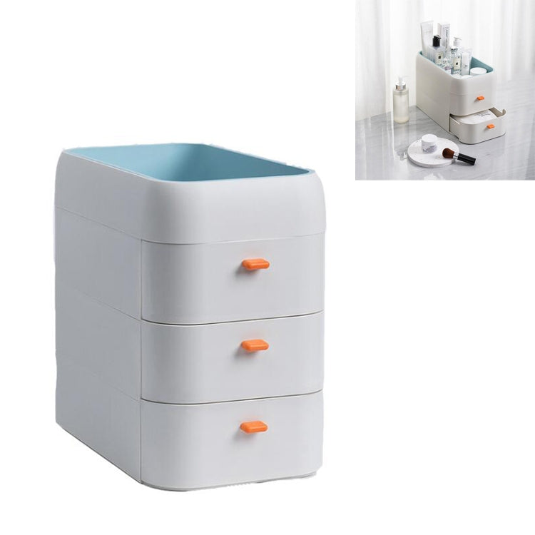 Drawer-type Desktop Storage and Finishing Box Can Superimpose Office File Racks, Style:4 Layer