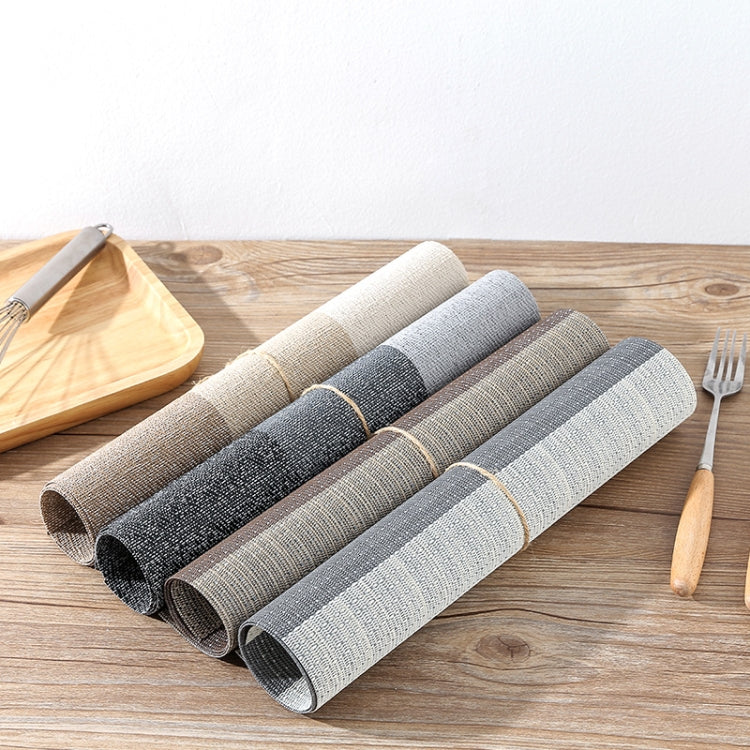 1796 Simple PVC Non-slip Insulation Table Mat Disposable Green Dishes Western Table Mat, Size:30 x 45cm