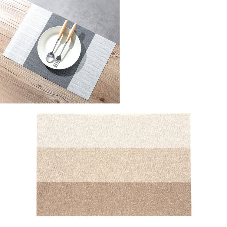 1796 Simple PVC Non-slip Insulation Table Mat Disposable Green Dishes Western Table Mat, Size:30 x 45cm