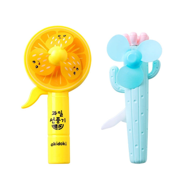 hand pressure fan creative cartoon environmental protection manual small fan