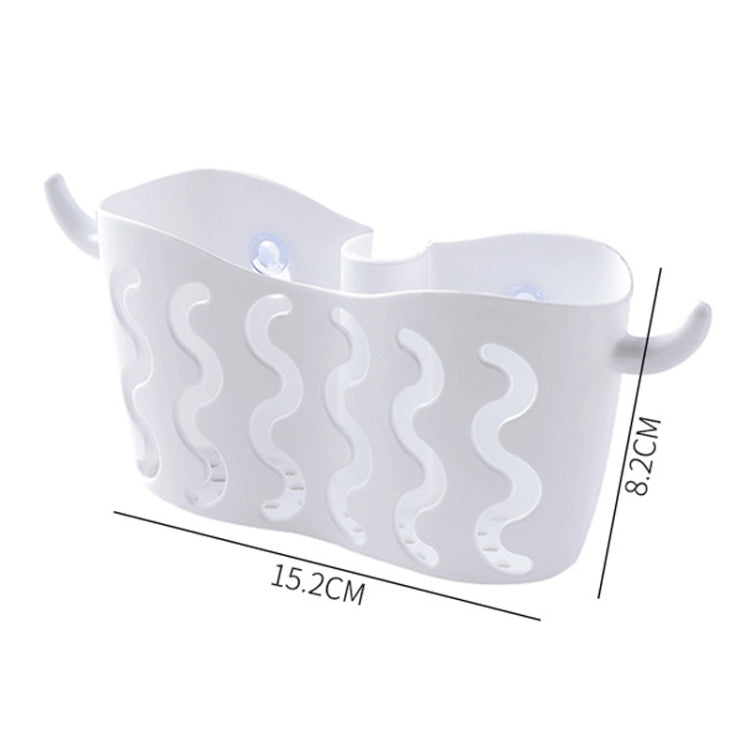 2 PCS Suction Cup Storage Hanging Basket Faucet Drain Basket