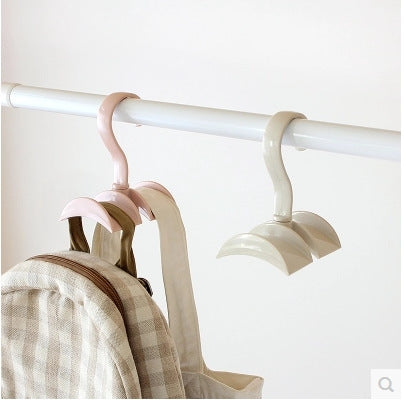 2 PCS Bag Storage Rack Wardrobe Nail-Free Rack Hook Creative Hanging Tie Rack Bag Rack Coat Hook