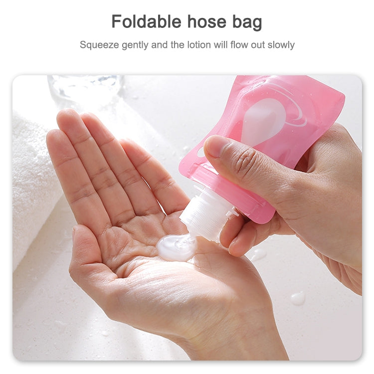2 PCS Portable Silicone Lotion Bottle Hand Sanitizer Bottle Travel Soft Pack Shampoo Shower Gel Bottle