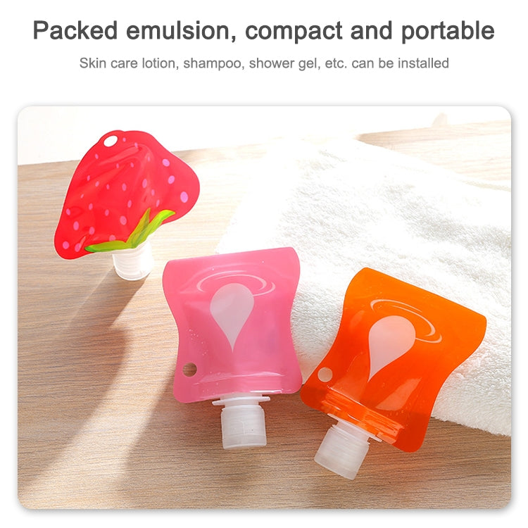 2 PCS Portable Silicone Lotion Bottle Hand Sanitizer Bottle Travel Soft Pack Shampoo Shower Gel Bottle