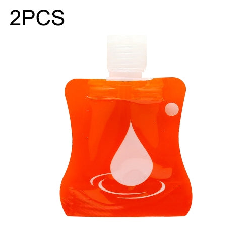 2 PCS Portable Silicone Lotion Bottle Hand Sanitizer Bottle Travel Soft Pack Shampoo Shower Gel Bottle